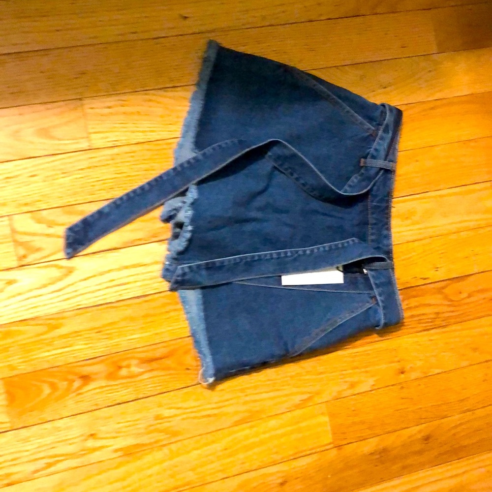 Denim skort